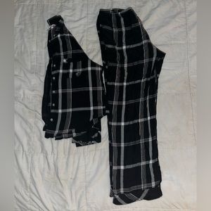 Victoria’s Secret Flannel Long Pajama Set